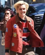 NYC 2026 Brandi Carlile Red Quilted Jacket