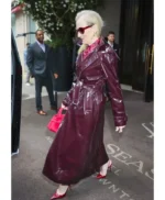 NYC 2026 Meryl Streep Leather Coat