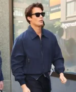 NYC 2026 Nicholas Galitzine Blue Jacket