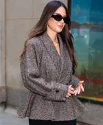 NYC 2026 Olivia Munn Peplum Blazer