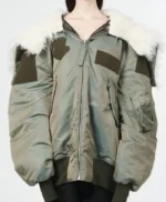 NYC 2026 Rihanna Green Jacket