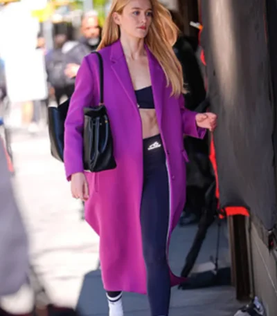 NYC 2026 Sarah Pidgeon Purple Coat