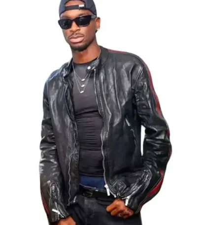 Shai Gilgeous Alexander Black Leather Jacket