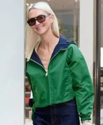NYC 2026 Zanna Rassi Green Hooded Jacket
