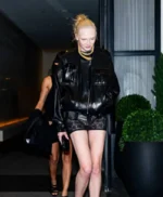 NYC Times Square 2026 Alex Consani Black Jacket