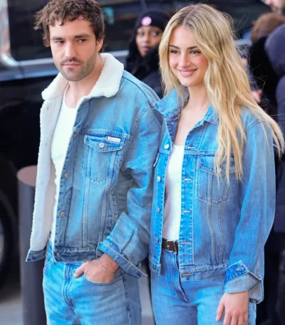 Jackson White and Grace Van Denim Suit