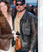 FW 2026 Jeremy Dufrene Brown Leather Jacket