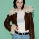 New York Film Festival Julia Fox Brown Fur Jacket