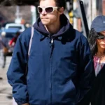 New York Harry Styles Blue Jacket