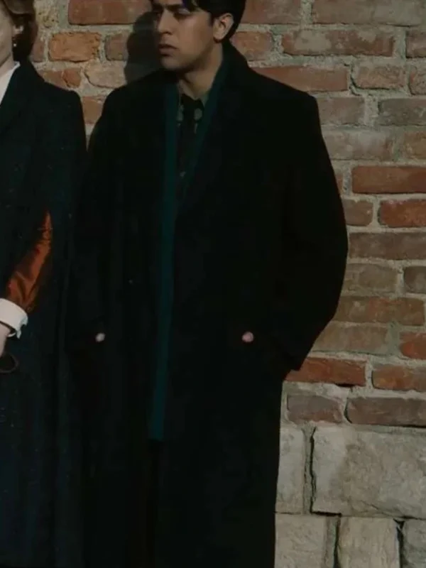 Nicholas Holland A Haunting in Venice Black Coat