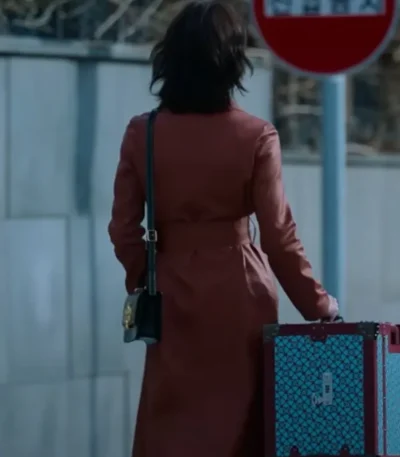 No In Ji The Trunk Red Trench Coat