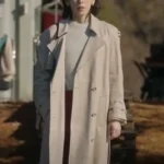 No In-ji The Trunk S01 White Leather Trench Coat