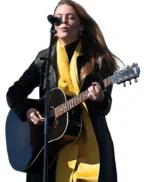 No Kings Rally Maggie Rogers Leather Coat