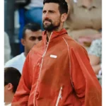 Novak Djokovic Orange Track Jacket