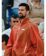 Novak Djokovic Orange Track Jacket