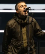 Oasis Tour Liam Gallagher Olive Green Anorak Jacket