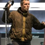 Oasis Tour Liam Gallagher Olive Green Anorak Jacket