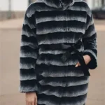 Odilia Chinchilla Fur Soft Winter Coat