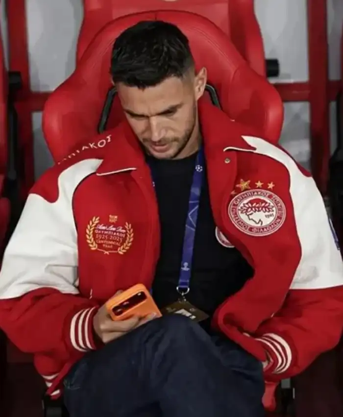 Olympiacos F.C. UEFA Champions League 2025 Jacket Olympiacos F.C. UEFA Champions League 2025 Jacket