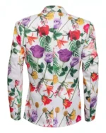 Carrie Preston Elsbeth 2024 White Floral Blazer