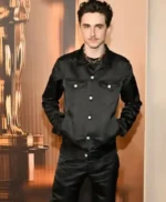 Oscars Dinner Timothée Chalamet Black Jacket