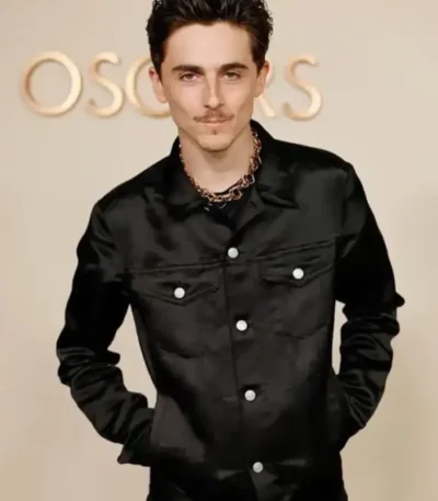 Oscars Dinner Timothée Chalamet Black Jacket