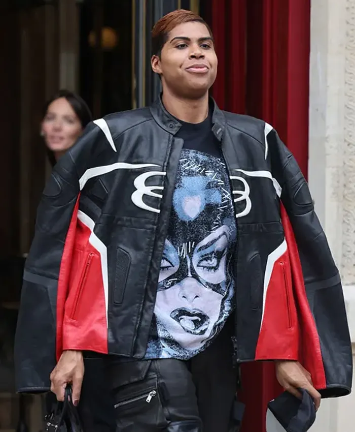 PFW 2026 EJ Johnson Moto Leather Jacket PFW 2026 EJ Johnson Moto Leather Jacket