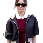 PFW 2026 Nina Dobrev Bomber Jacket