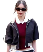 PFW 2026 Nina Dobrev Bomber Jacket