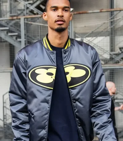 PFW 2026 Victor Wembanyama Black Varsity Jacket