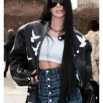 PFW Camilla Araujo Dove Leather Jacket