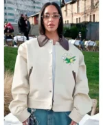 PFW Dina Ayada Leather Jacket