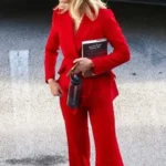 Pain Hustlers 2023 Emily Blunt Red Suit