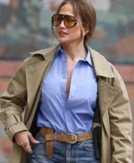 Paris 2026 Jennifer Lopez Beige Trench Coat