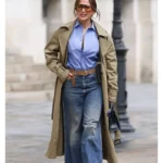Paris 2026 Jennifer Lopez Beige Trench Coat