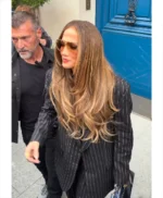 Paris Jennifer Lopez Pinstripe Suit