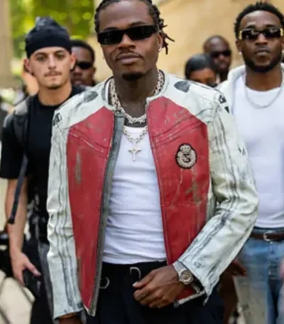 Paris Fashion Week 2026 Gunna Leather Jacket