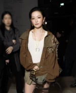 Paris Fashion Week Seulgi Brown Suede Jacket