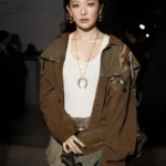 Paris Fashion Week Seulgi Brown Suede Jacket