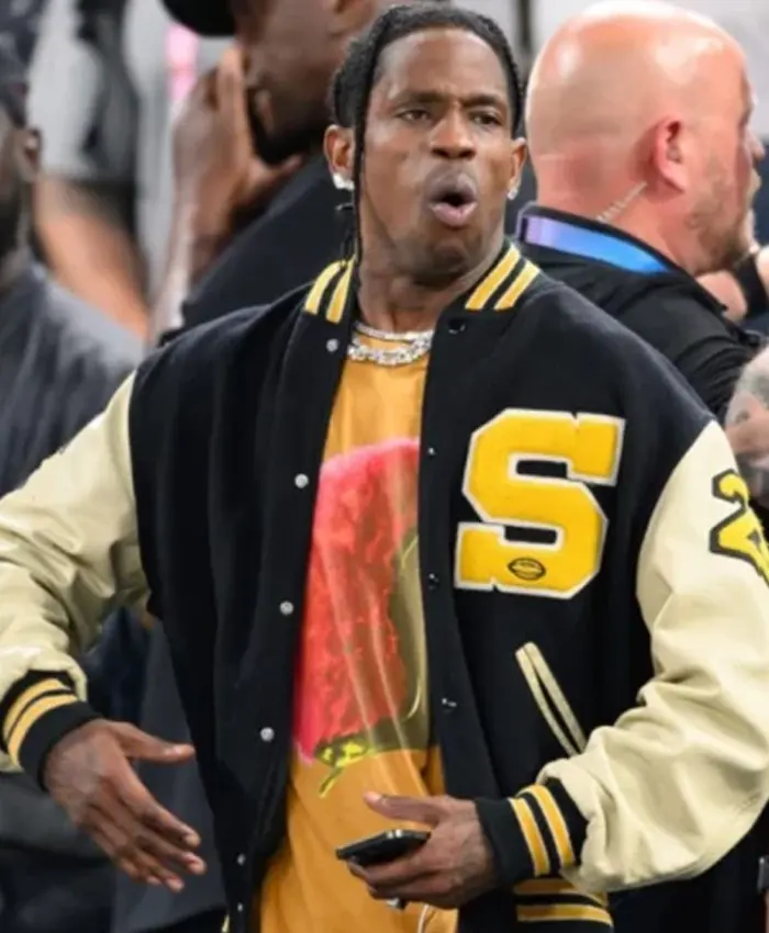 Paris Olympics Travis Scott Varsity Jacket Paris Olympics Travis Scott Varsity Jacket