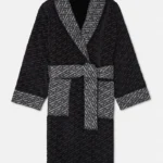 Pat Bode Black With Grey Versace Bathrobe