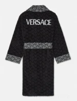 Pat Bode Black With Grey Versace Bathrobe