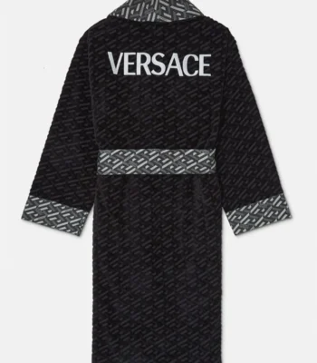 Pat Bode Black With Grey Versace Bathrobe