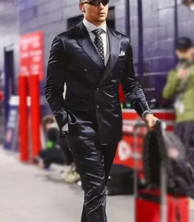 KC Chiefs Patrick Mahomes Black Suit