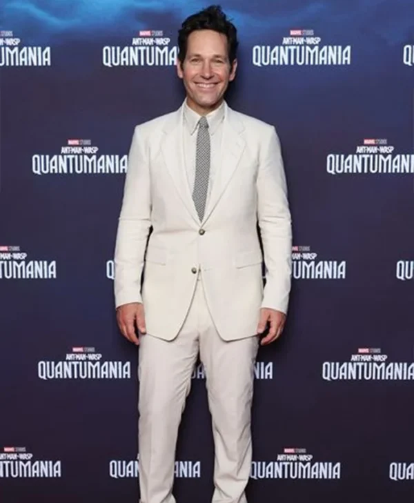 Paul Rudd Ant-Man and the Wasp: Quantumania White Suit