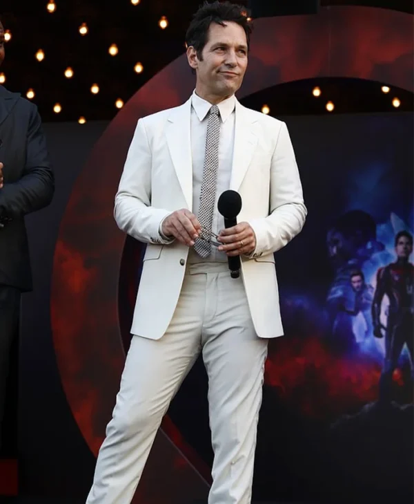Paul Rudd Ant-Man and the Wasp: Quantumania White Suit