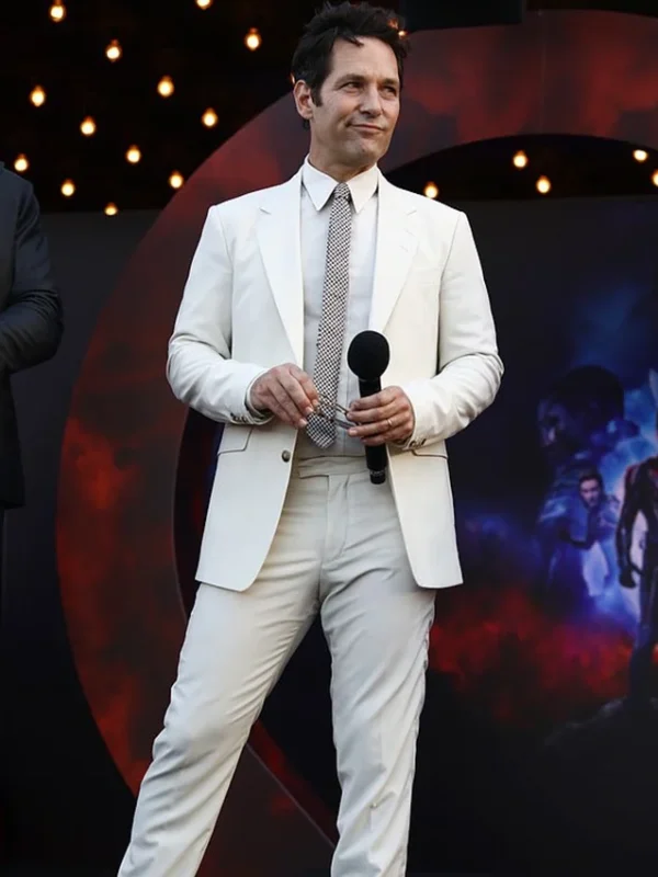 Paul Rudd Ant-Man and the Wasp: Quantumania White Suit