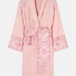 Pearl Toy Pink Versace Plain Bathrobe
