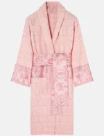 Pearl Toy Pink Versace Plain Bathrobe