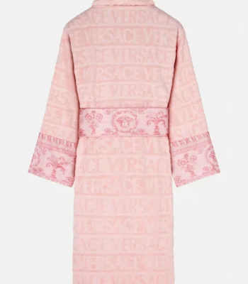 Pearl Toy Pink Versace Plain Bathrobe
